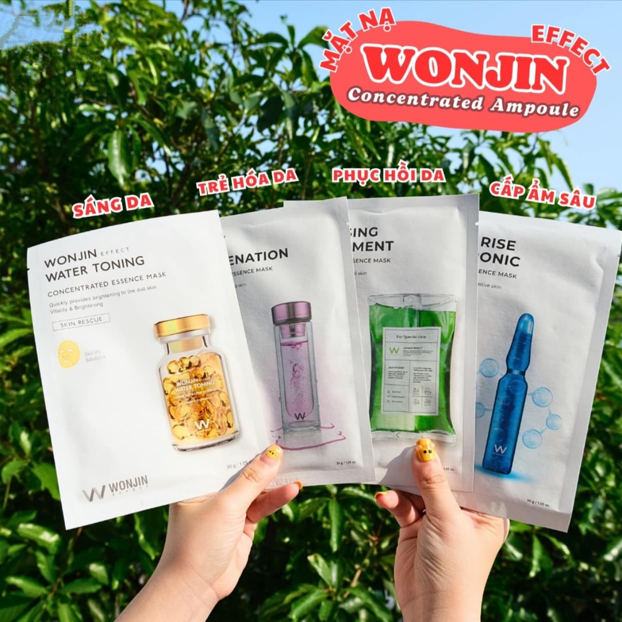 Mặt Nạ Dr Wonjin Siêu Dưỡng Các Loại - Full Hộp 10 Miếng