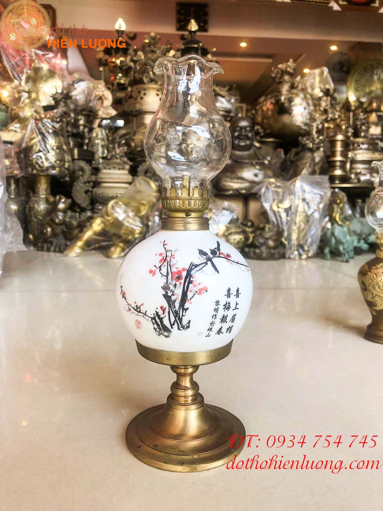 Đèn Dầu Bằng Đồng Thờ Cúng Các Mẫu