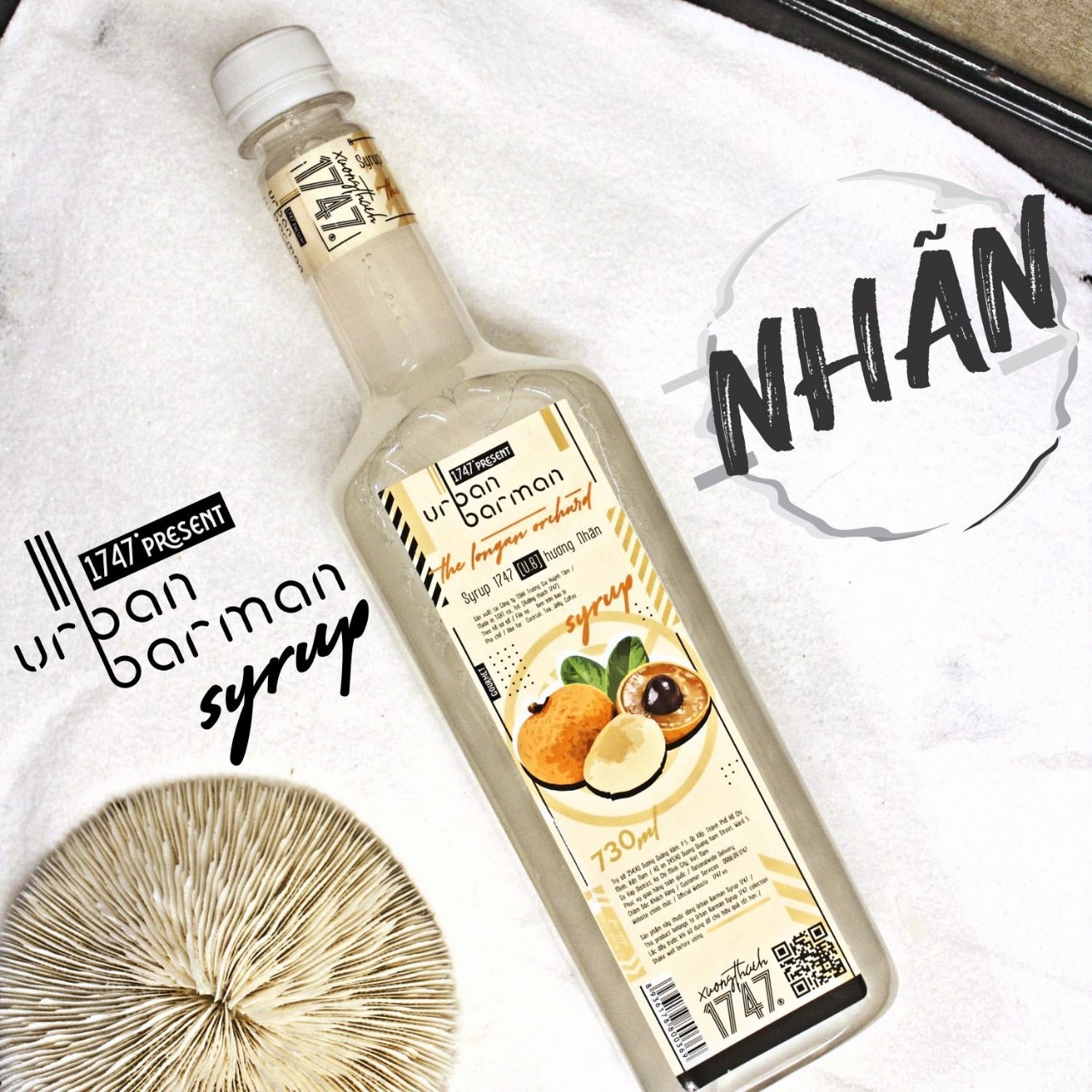 SIRO / SYRUP Urban Barman (Xưởng thạch 1747) - chai 730ml