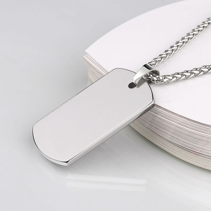 (FREE KHẮC, FREE DÂY) THẺ BÀI KHẮC LASER - THẺ BÀI KHẮC TÊN - DOGTAG