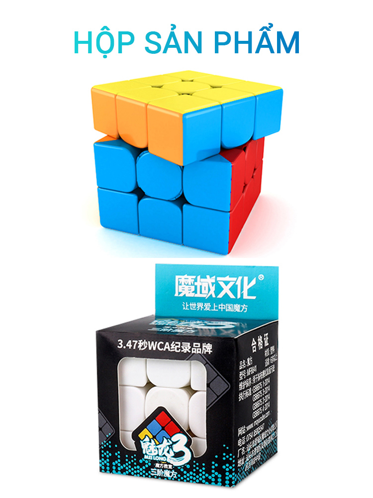 Rubik 3x3 Sắc Màu Và Dung Nham Cho Bé