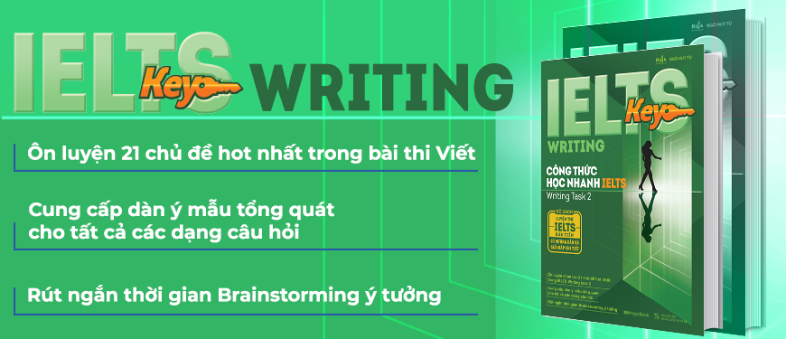 Sách Megabook - IELTS KEY WRITING – Công thức học nhanh IELTS – Writing Task 2