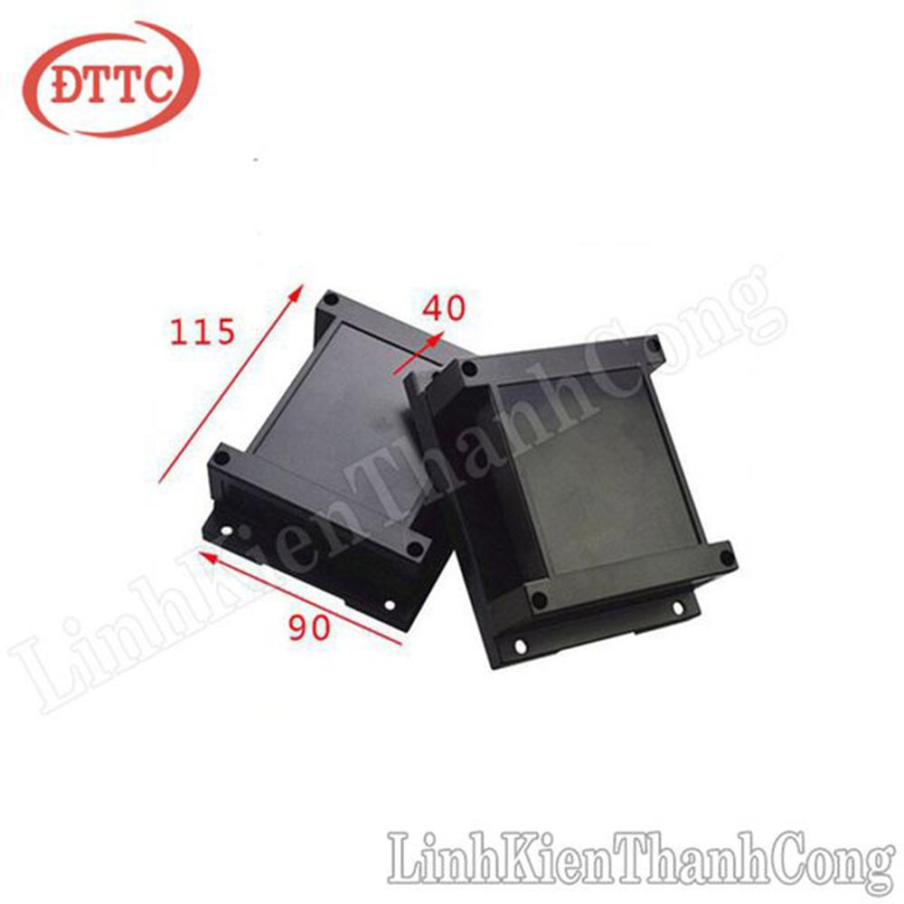 Hộp Nhựa PLC 115x90x40mm Đen