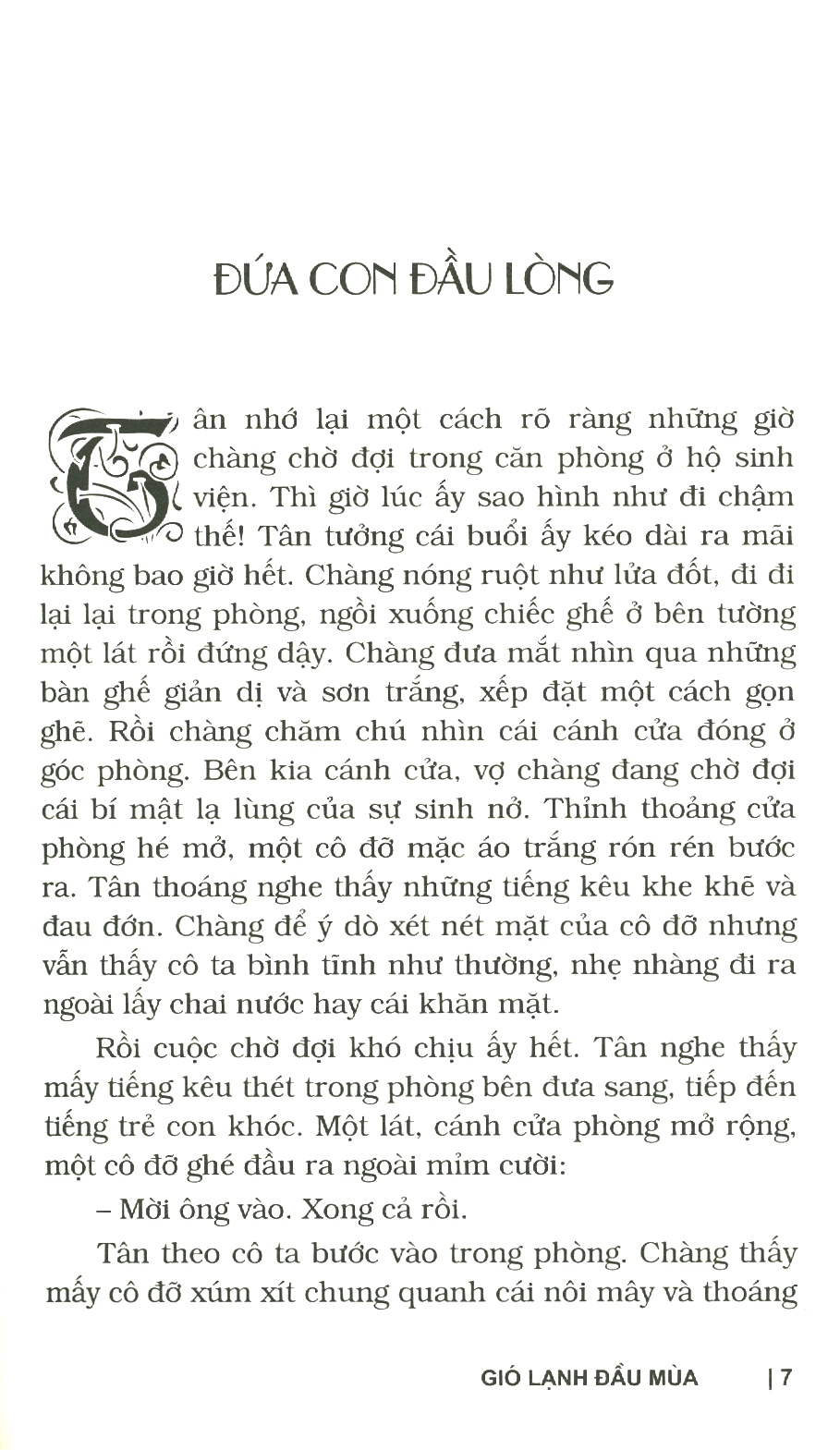 Sách - Gió Lạnh Đầu Mùa (Tái Bản)