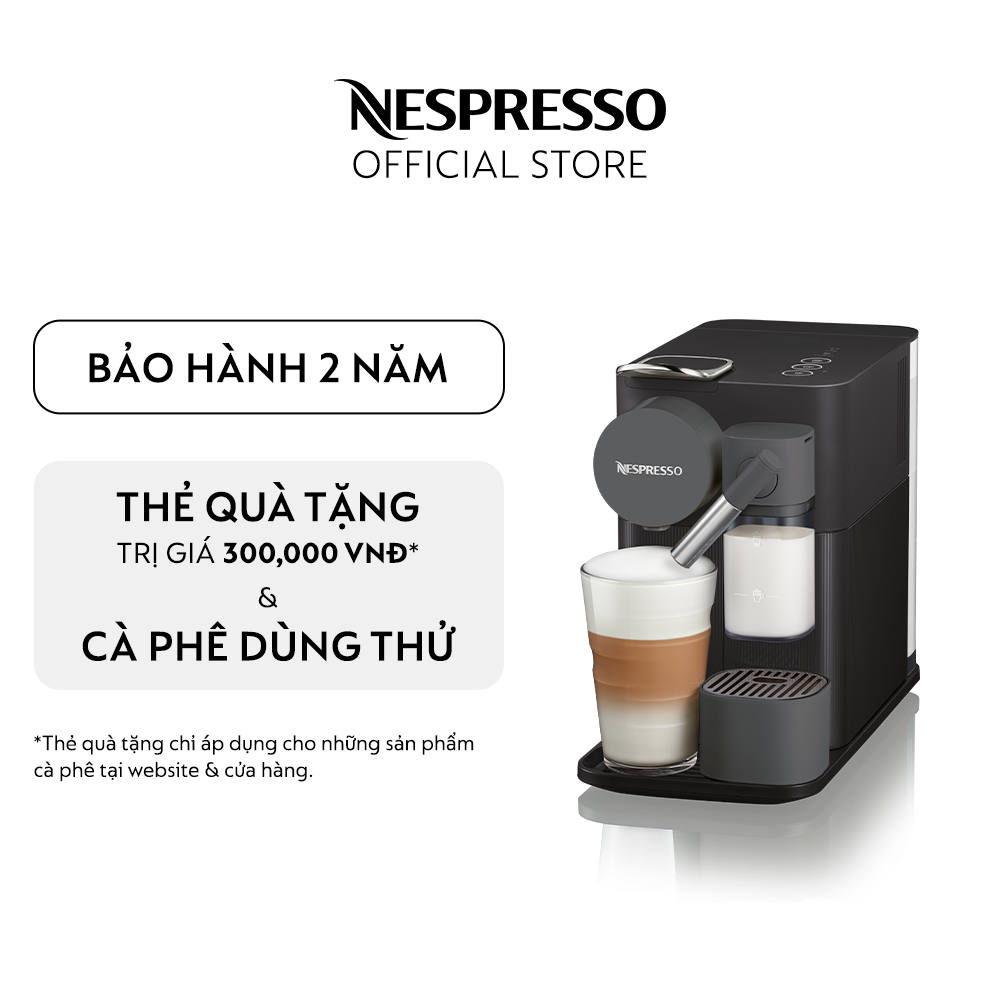 Máy pha cà phê viên nén Nespresso Lattissima One - Đen