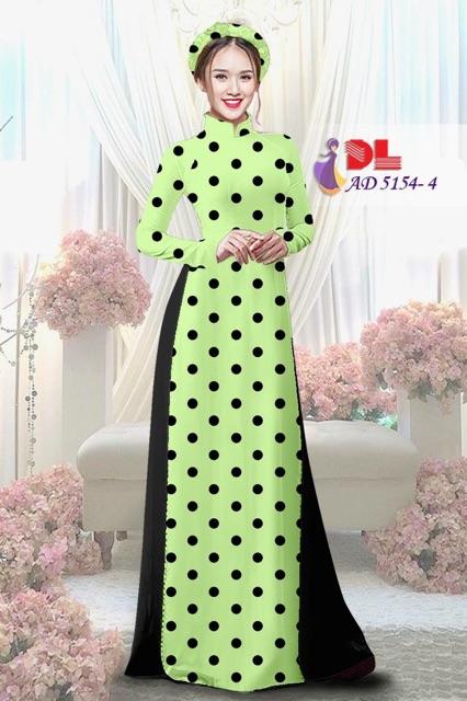 [HCM]Vải áo dài chấm bi