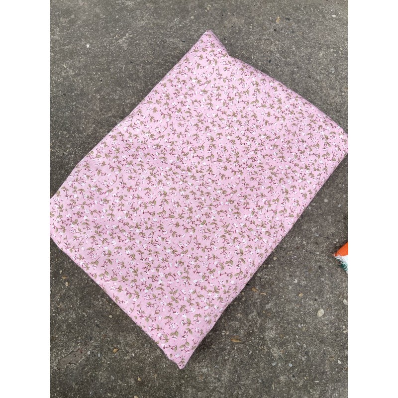vải thô cotton mềm mát nụ hoa nhí