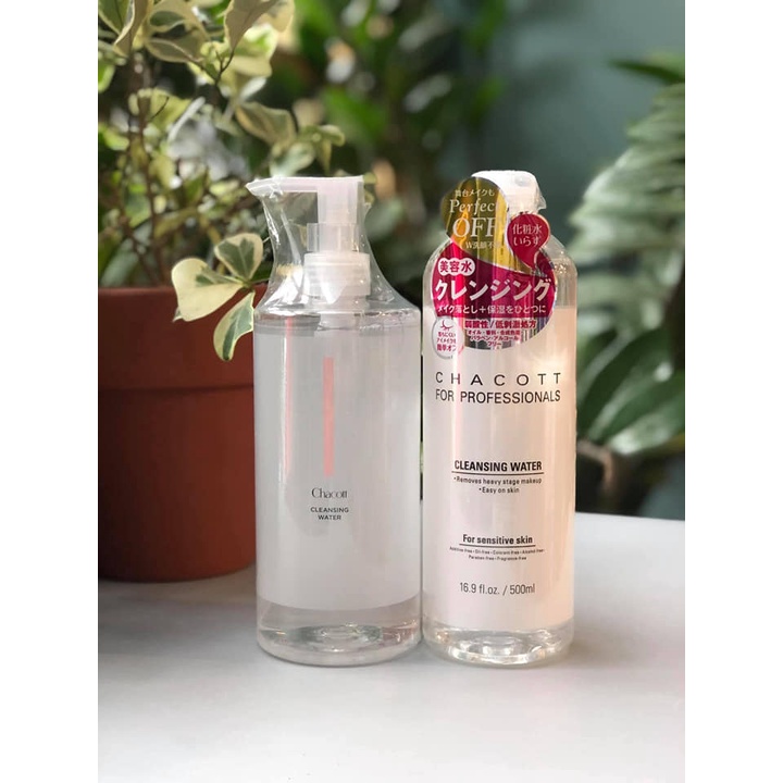 [𝑪𝑯𝑰́𝑵𝑯 𝑯𝑨̃𝑵𝑮]Nước tẩy trang Chacott For Professionals 500ml-Mẫu Mới