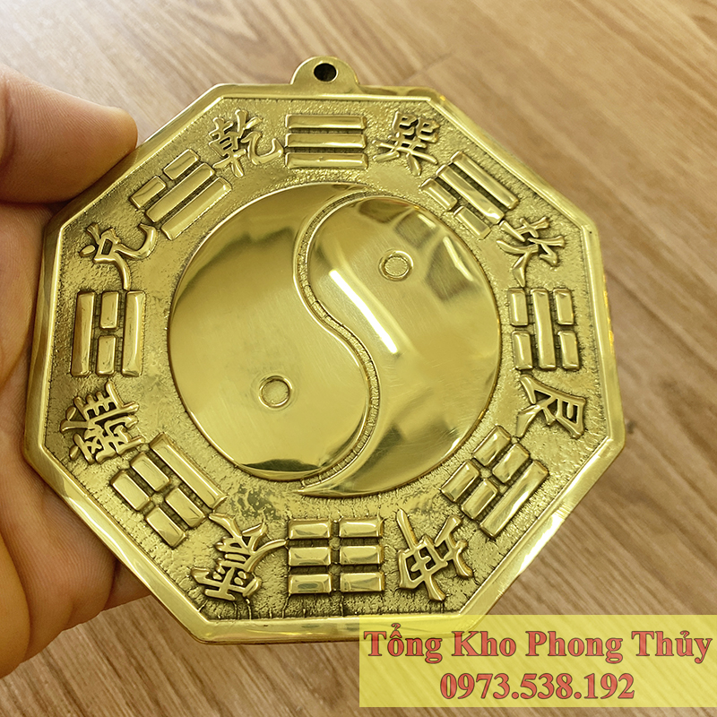 Gương Bát quái Đồng nguyên chất Âm Dương