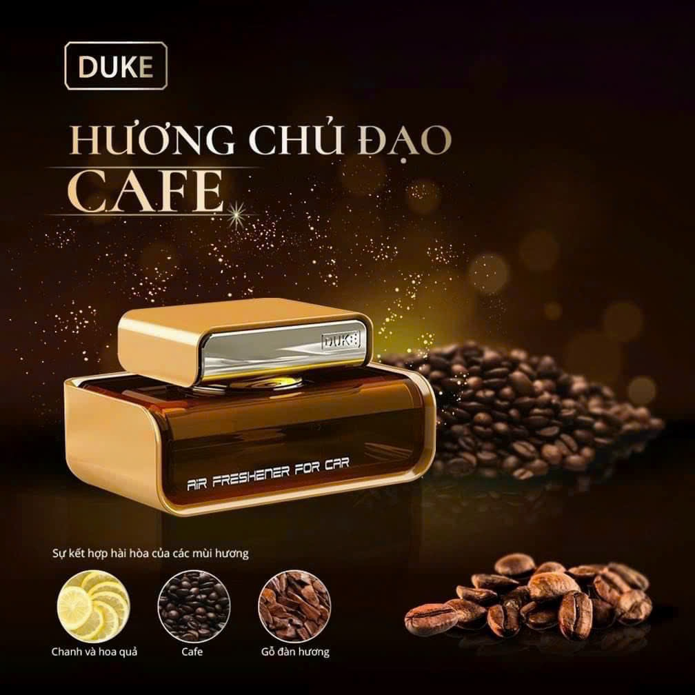 Nước hoa duke, nước hoa để taplo ô tô, chiết xuất 100% thiên nhiên, giúp khử mùi, chống say xe