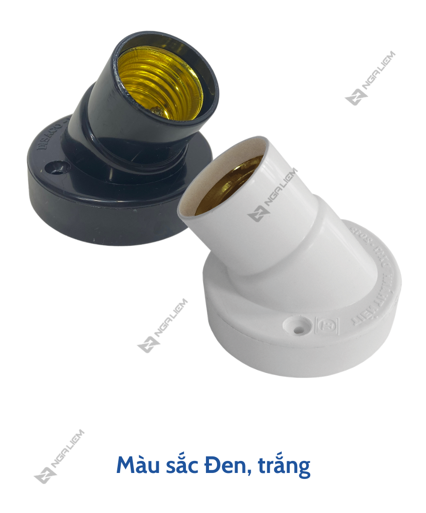 Đuôi Xoáy Xéo Vát DISACO (Trắng/ Đen)