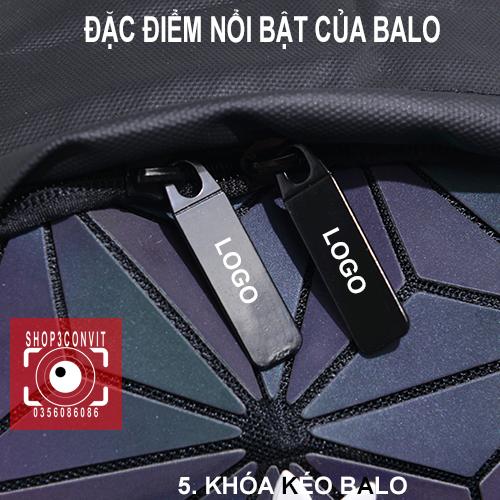 Balo laptop thời trang phản quang/phản quang Issey Miyake 3D 2018