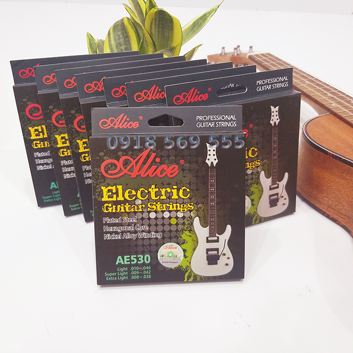 [ Giá Tốt ] Dây đàn guitar điện Alice AE530