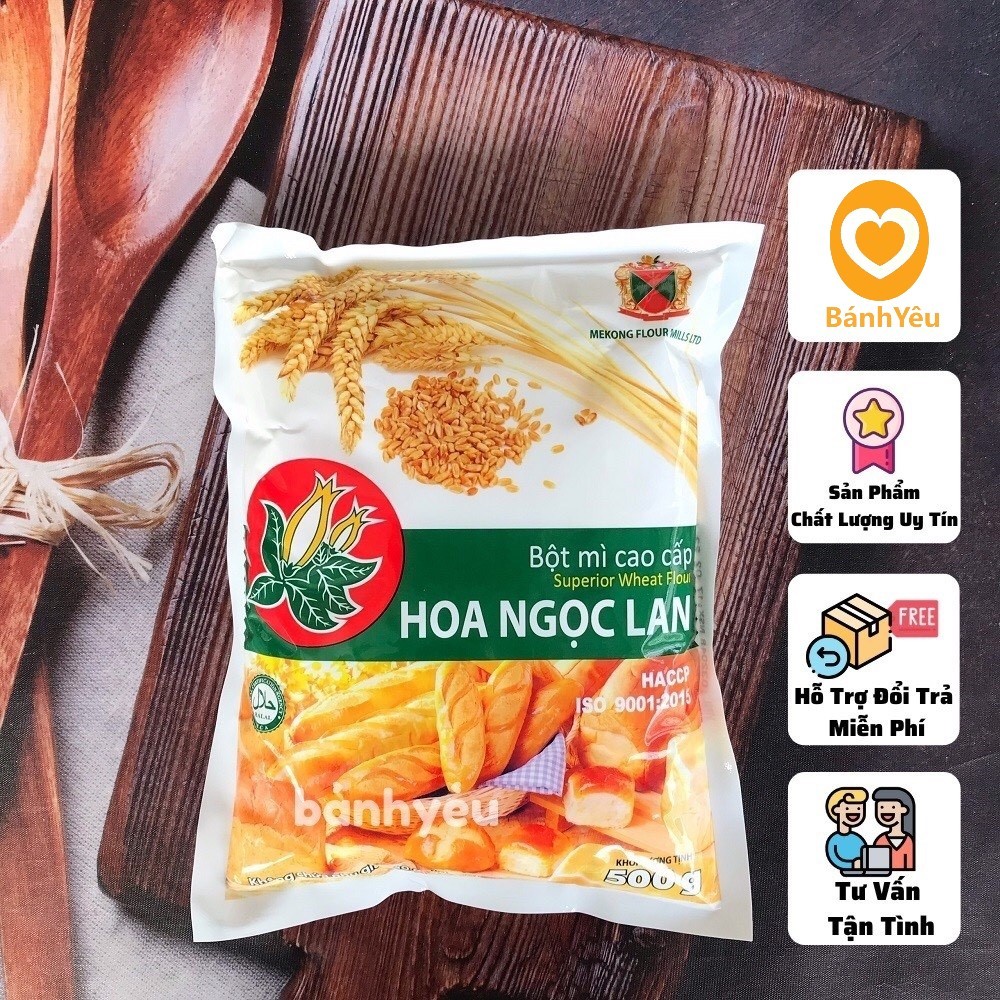 Bột mì đa dụng Hoa Ngọc Lan dùng làm bánh