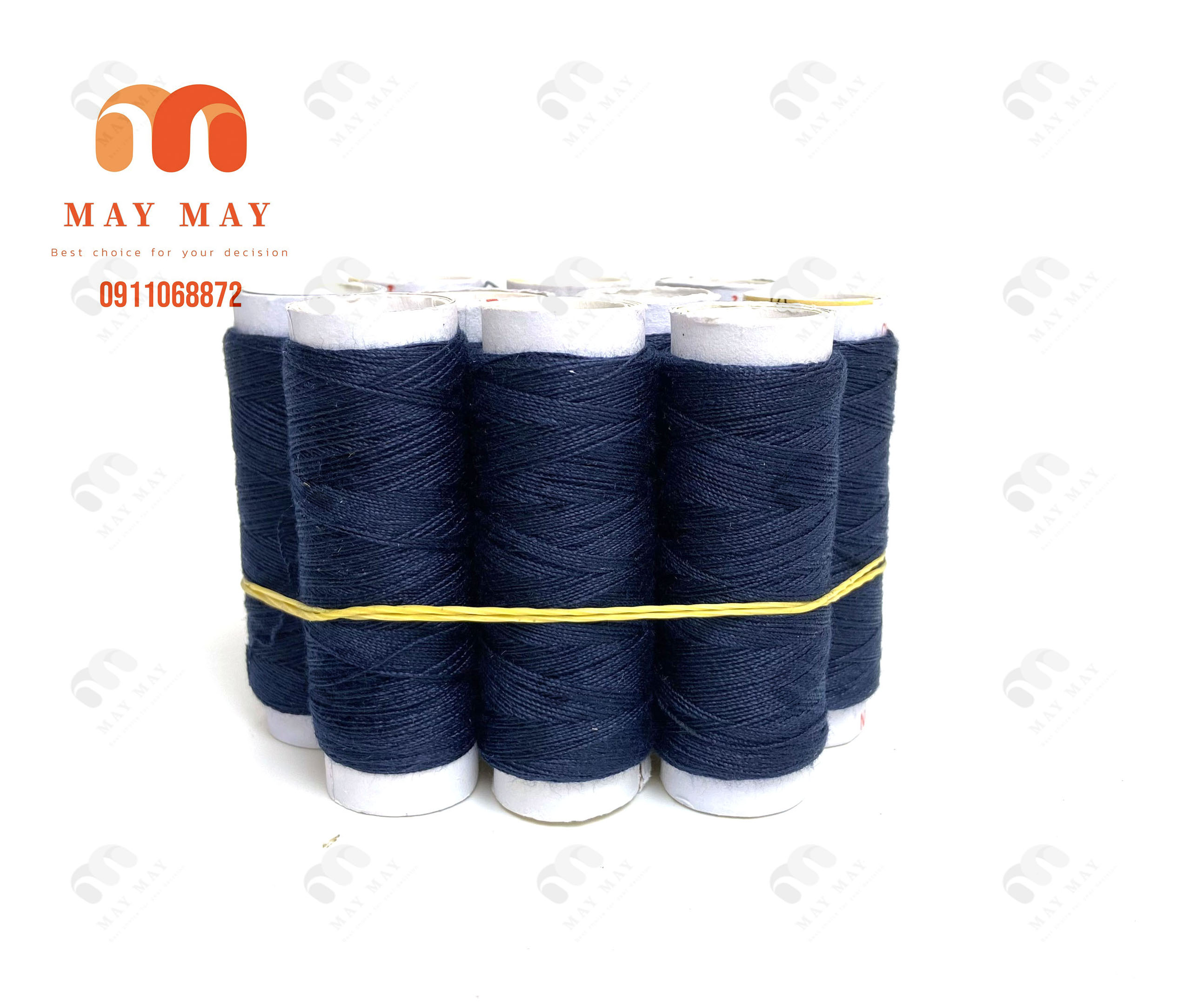 Chỉ may quần jean - Combo 10 ống chỉ jean