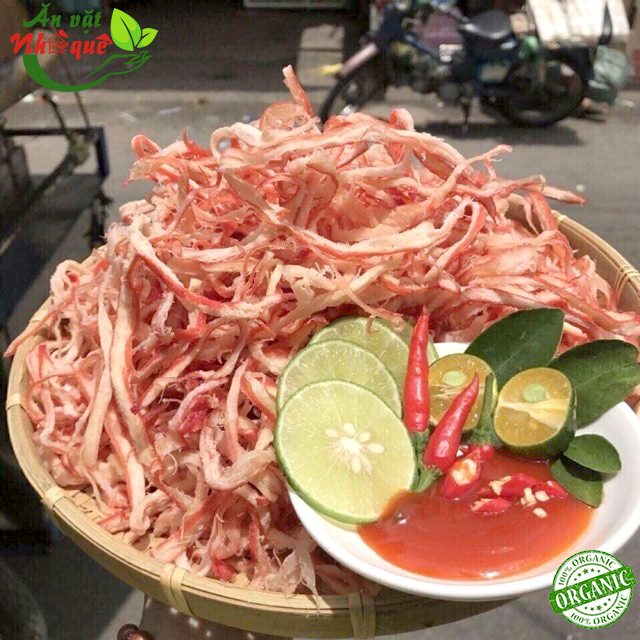 Mực Xé Hấp Dừa - Loại Cao Cấp - 100G