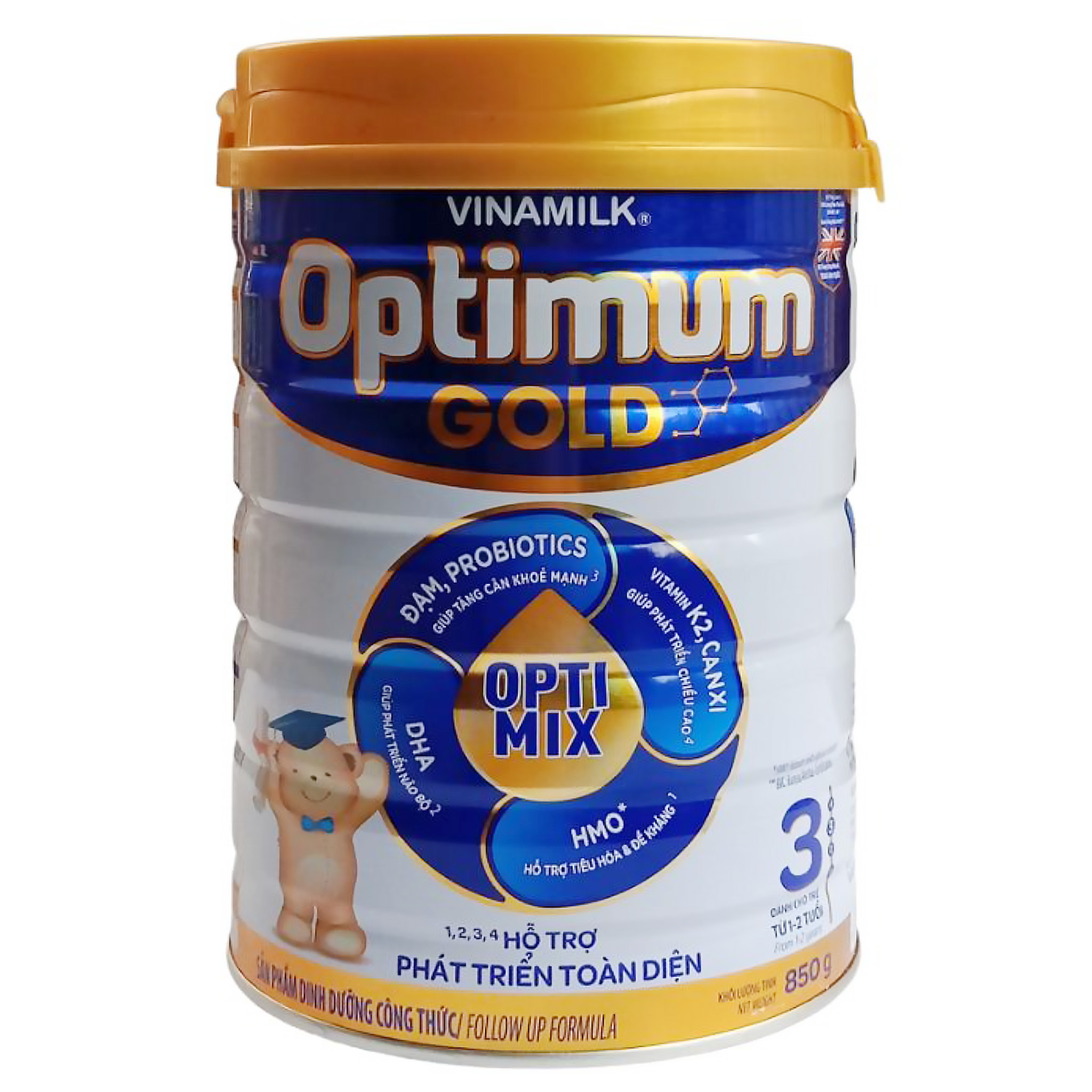Sữa bột optimum gold optimix 1/2/3/4 850g