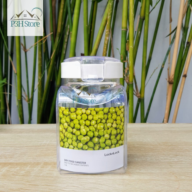 Hộp đựng đồ khô , gia vị , cafe , bánh , đường Lock&Lock dung tích 1L HTE510