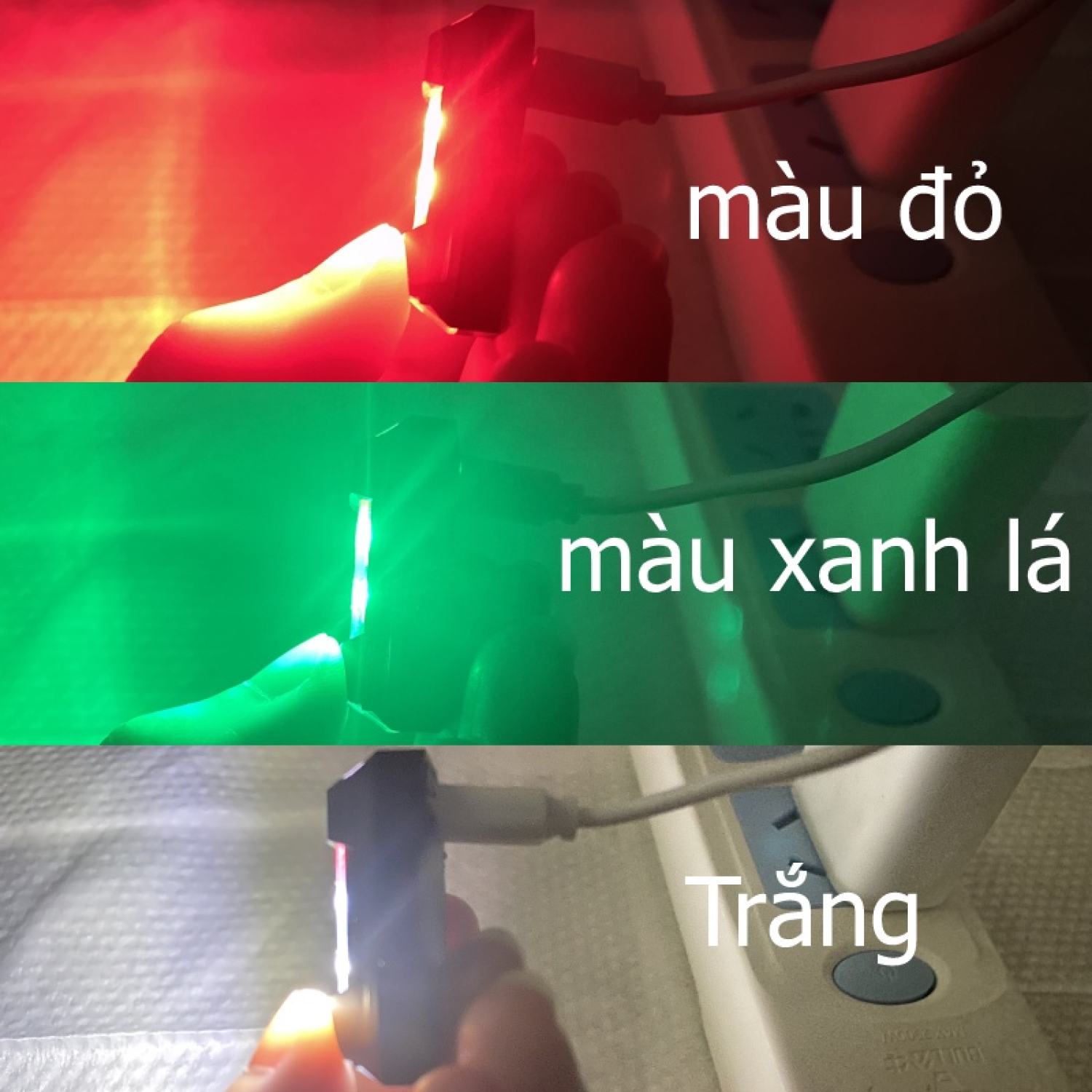 Đèn LED nhấp nháy gắn đuôi xe máy cảnh báo