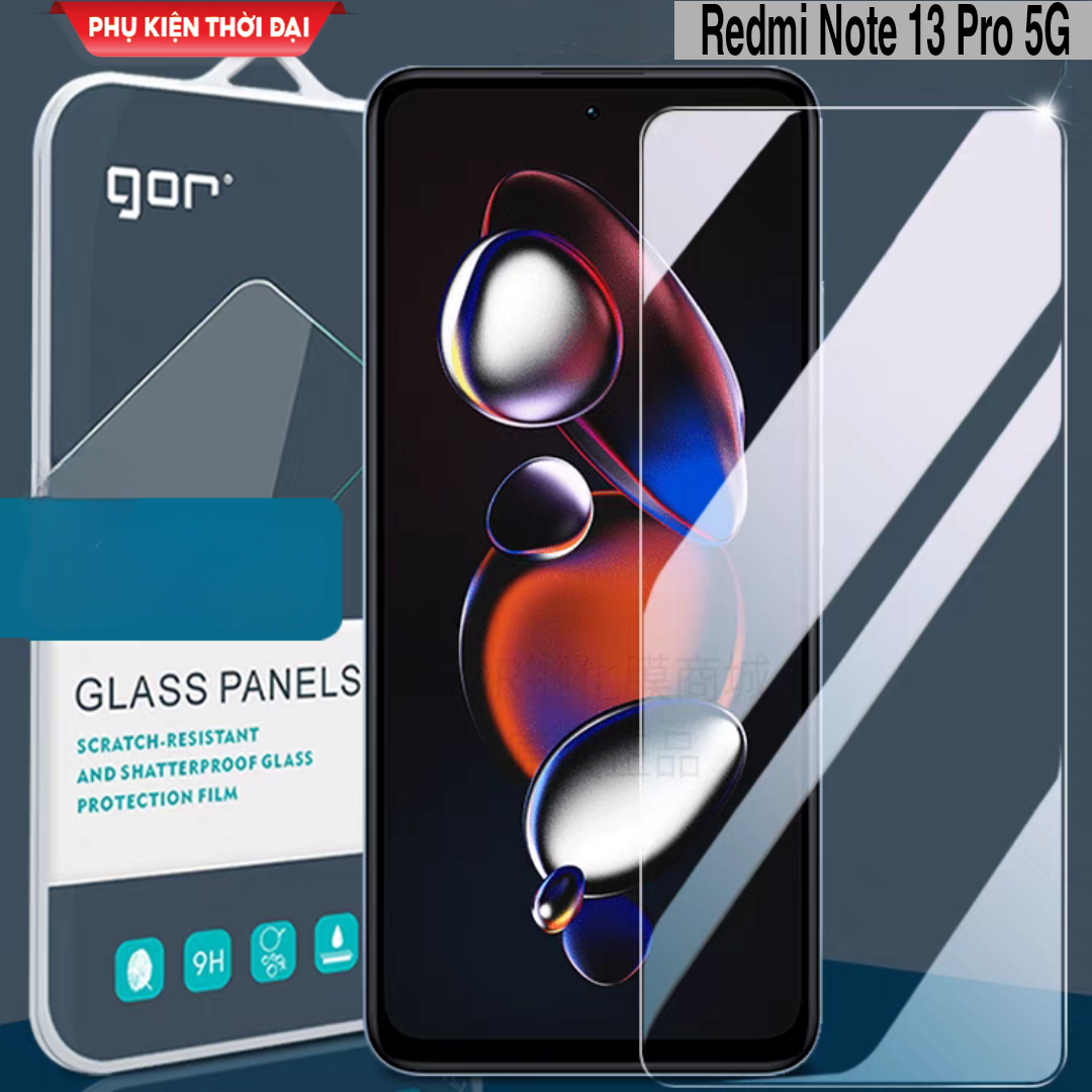 Cường lực Gor Redmi Note 13 Pro 5G / Note 10 Pro / Note 11 Pro / Note 12 Pro 4G / Note 12 Pro 5G trong suốt chơi Game mượt