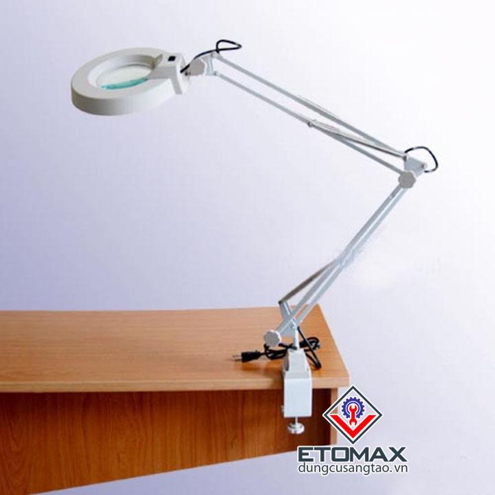 Kính lúp kẹp bàn có đèn LT-86A 10x