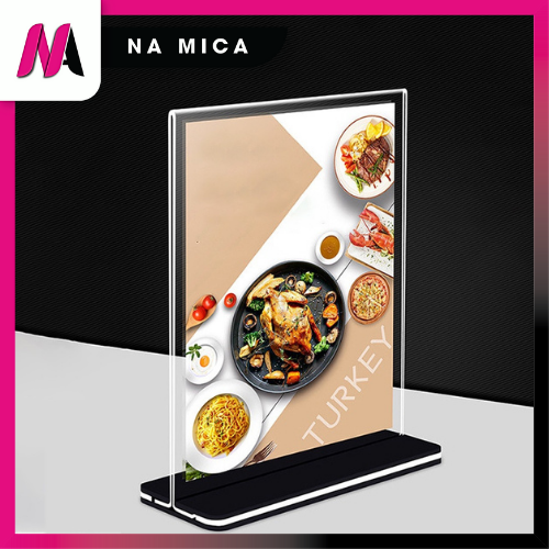 Menu chữ T- Menu nhà hàng- Menu để bàn- Menu