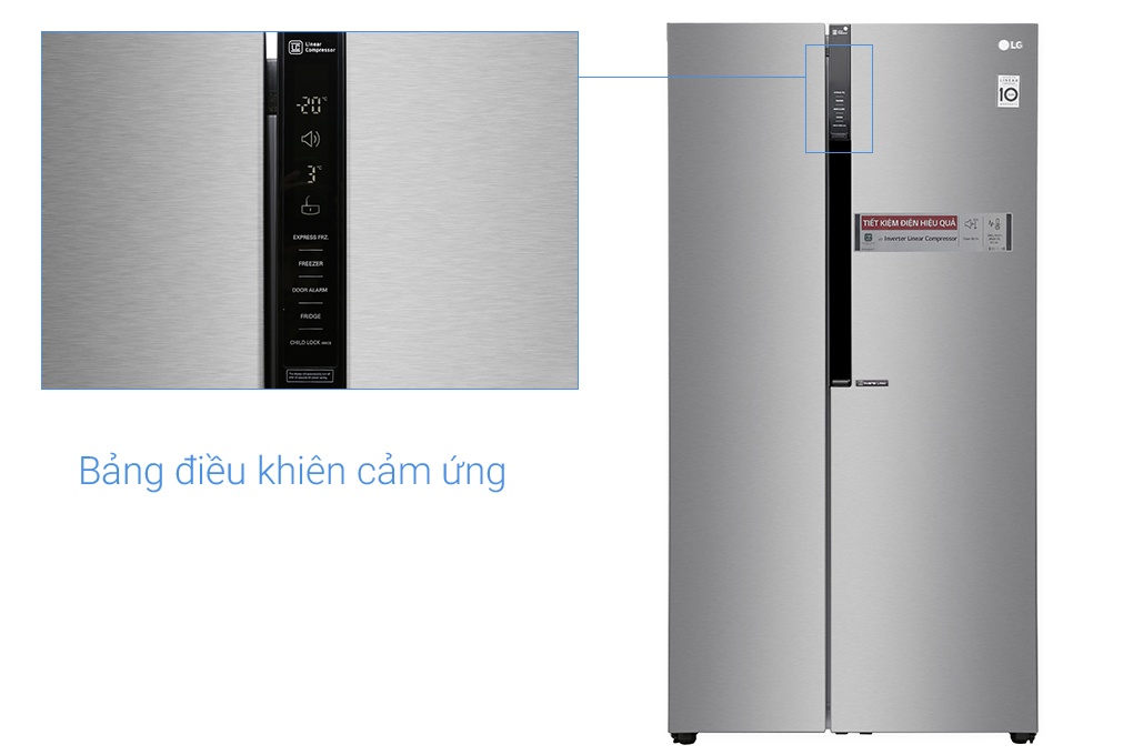 Tủ lạnh LG Inverter 613 lít GR-B247JDS