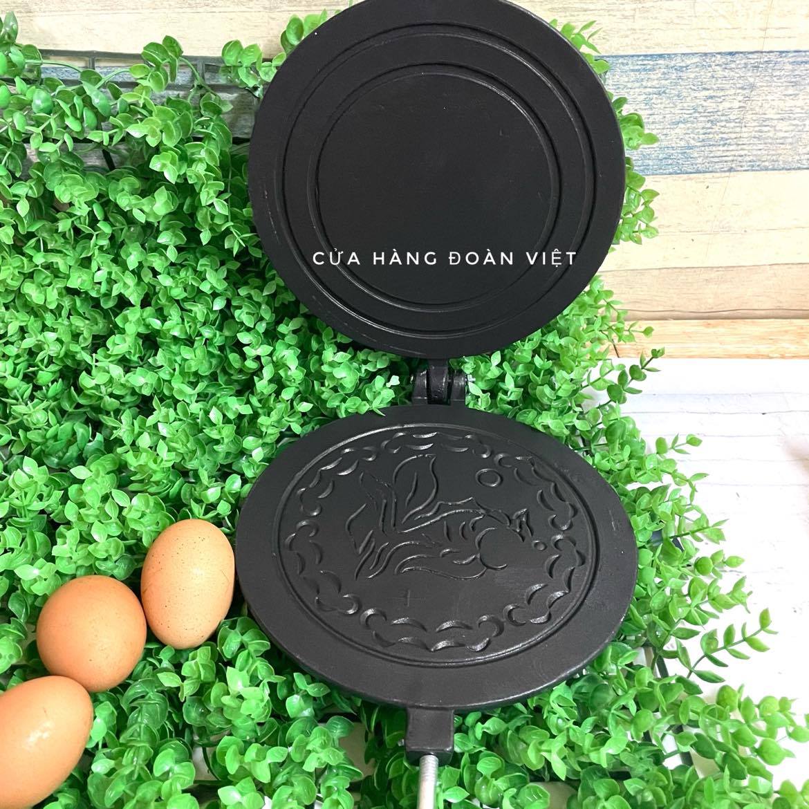 Khuôn Làm Bánh Kẹp Cuốn, Bánh Ốc Quế - Khuôn Chống Dính cao cấp, Loại 1 Nặng 950g. Đồ Gia Dụng nhà bếp pha chế làm bánh nguyên liệu