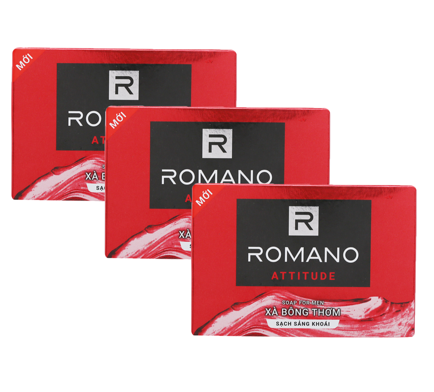 Combo 3 xà bông tắm romano attitude 90g*3