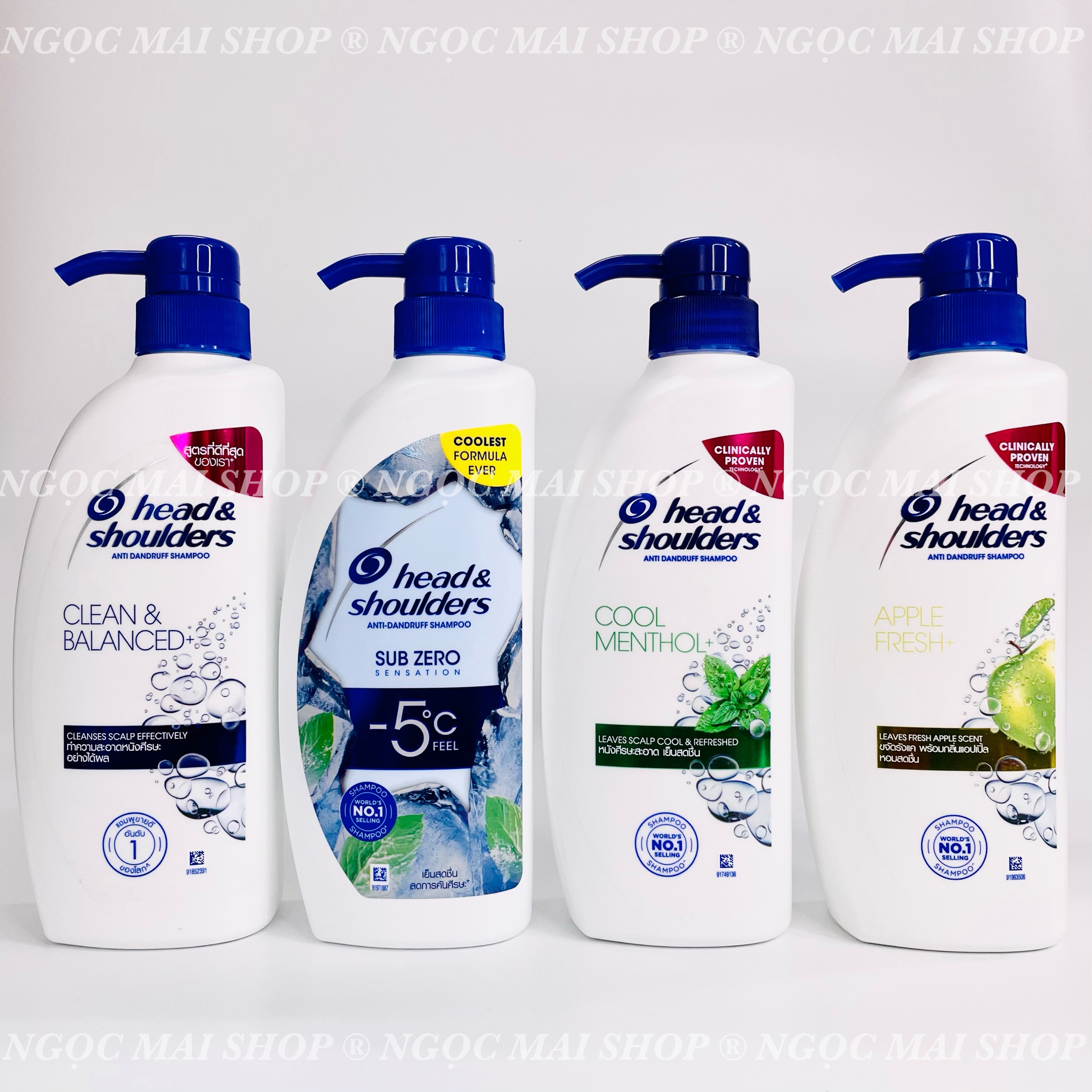 Dầu Gội Head & Shoulders Clean Balanced 450ml Thái Lan