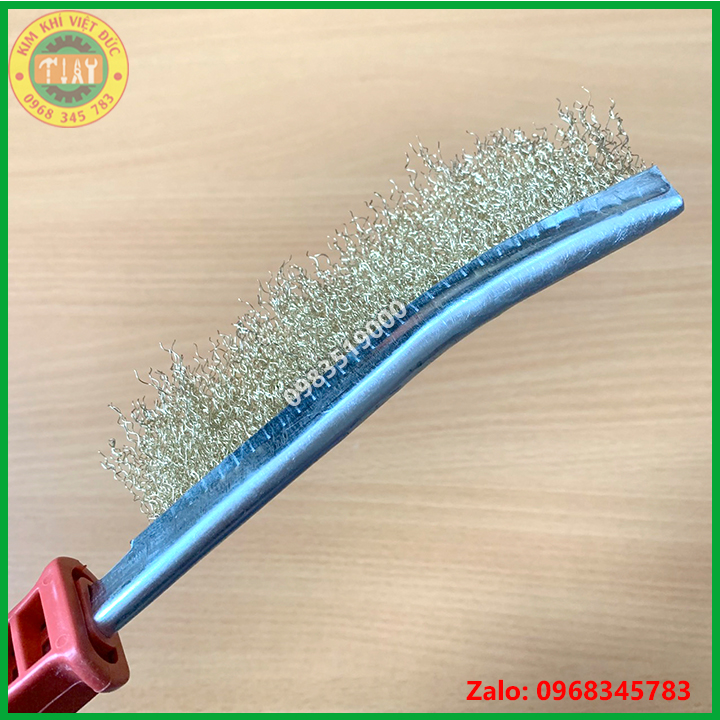 Bàn chải đánh rỉ sắt cán đỏ