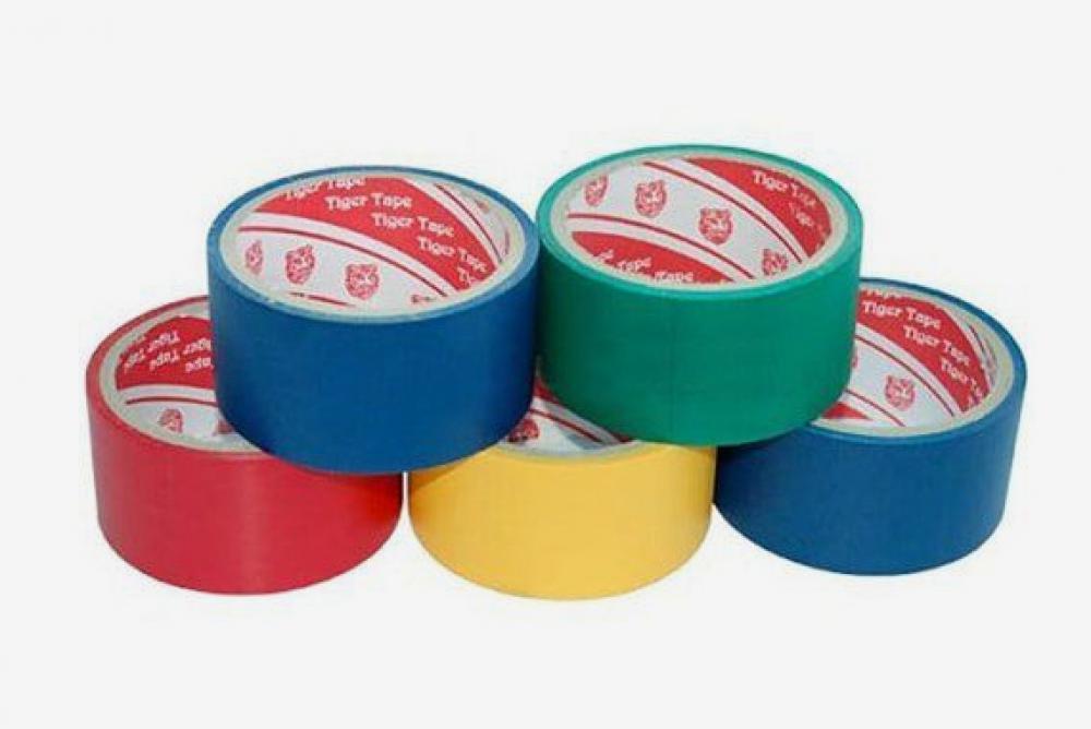 [HCM][1 cuộn] Băng keo Màu. Khổ 4.8F. có 4 màu  Xanh Dương Xanh Lá Đỏ Vàng. Vi Tính Quốc Duy