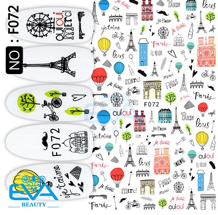 [HCM]Decal  Dán Móng Tay 3D Nail Sticker Hoạt Hình Micky Mouse F070