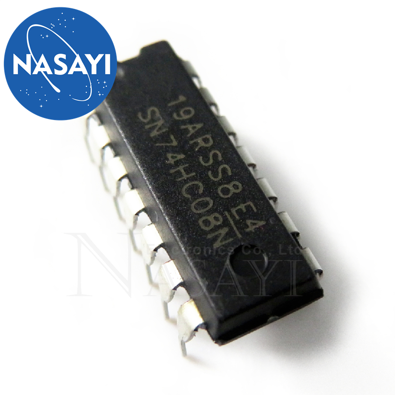 25pcs sn74hc08n 74hc08 dip-14
