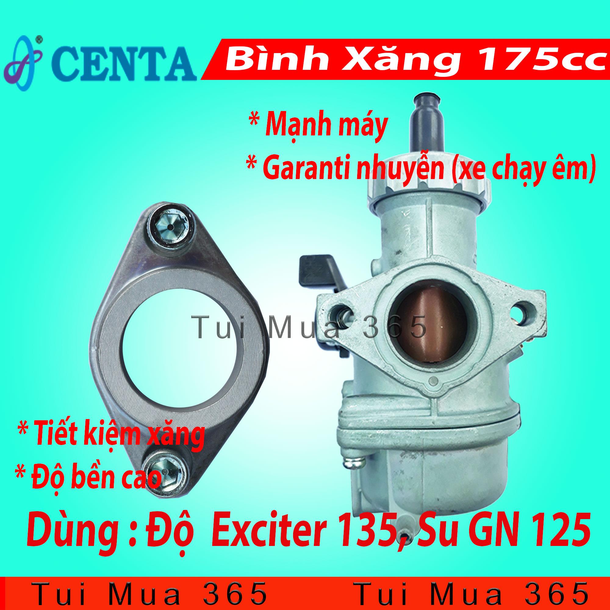 [HCM]Bình Xăng Con Centa 175 Độ Exciter 135 Su GN 125