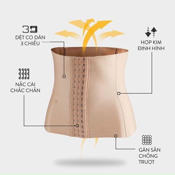 Gen Nịt Bụng - Siết Eo Sline - Đai Nịt Giảm Mỡ Bụng Cho Eo Thon Gọn
