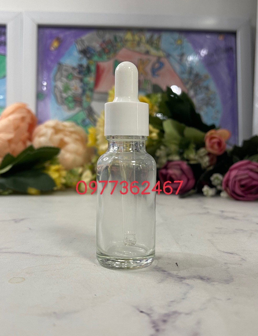 Chai thủy tinh chiết mỹ phẩm, chai lọ thủy tinh , chai lọ mỹ phẩm màu trong 5ml 10ml 15ml 20ml 30ml 50ml 100ml