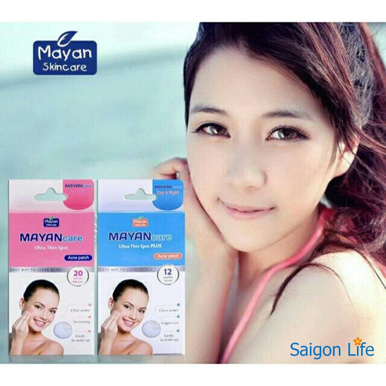 Miếng Dán Giảm Mụn Mayancare 20 Miếng (Hộp Xanh)