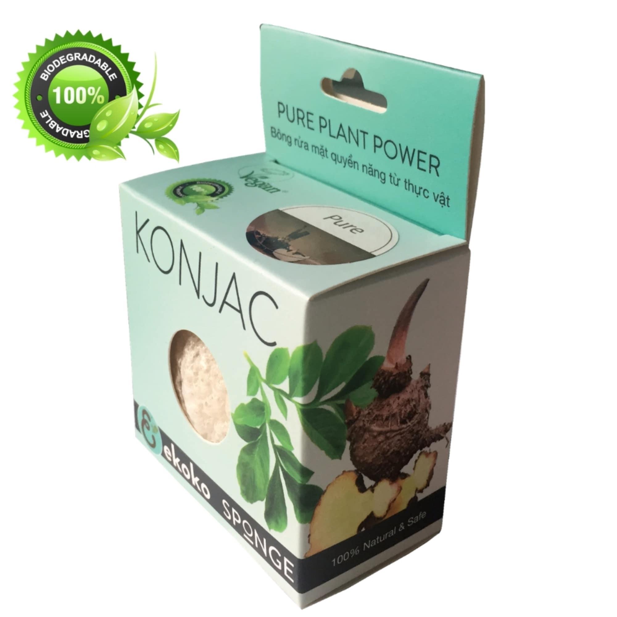Konjac facial puff sponge 100% Pure