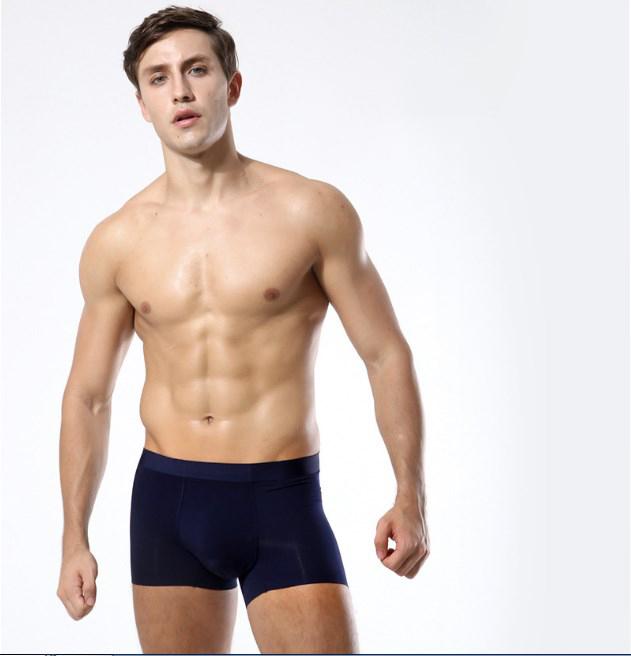 Hộp 4 quần lót boxer, sịp đùi su đúc băng lụa chất vải mỏng, mềm mại, thoáng mát,kháng khuẩn