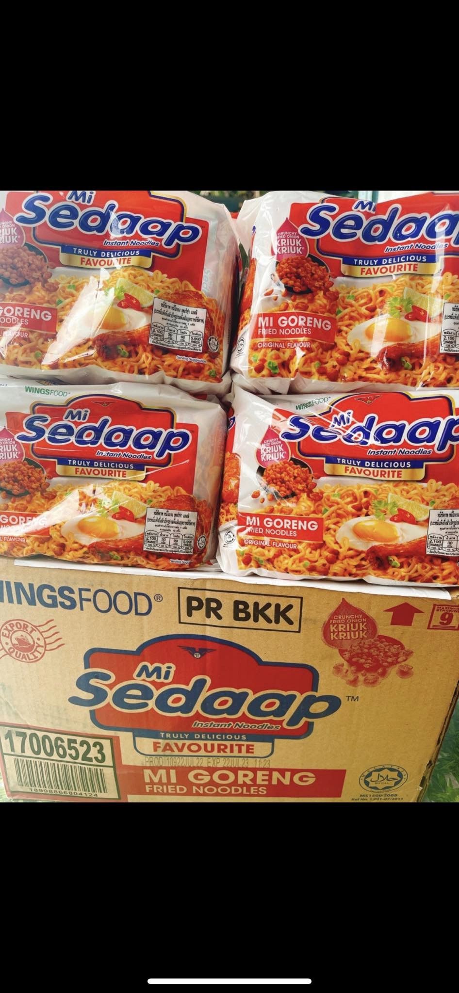 Mì trộn Sedaap Indo Siêu Ngon vị không cay