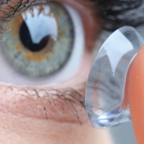 {Cận Lệch Độ}- Lens Hàn Trong Suốt ( 1 Chiếc)