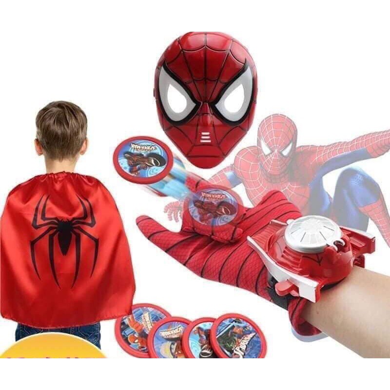Bộ 3 Món Siêu Nhân Nhện Cho Bé Hóa Thân Siêu Anh Hùng