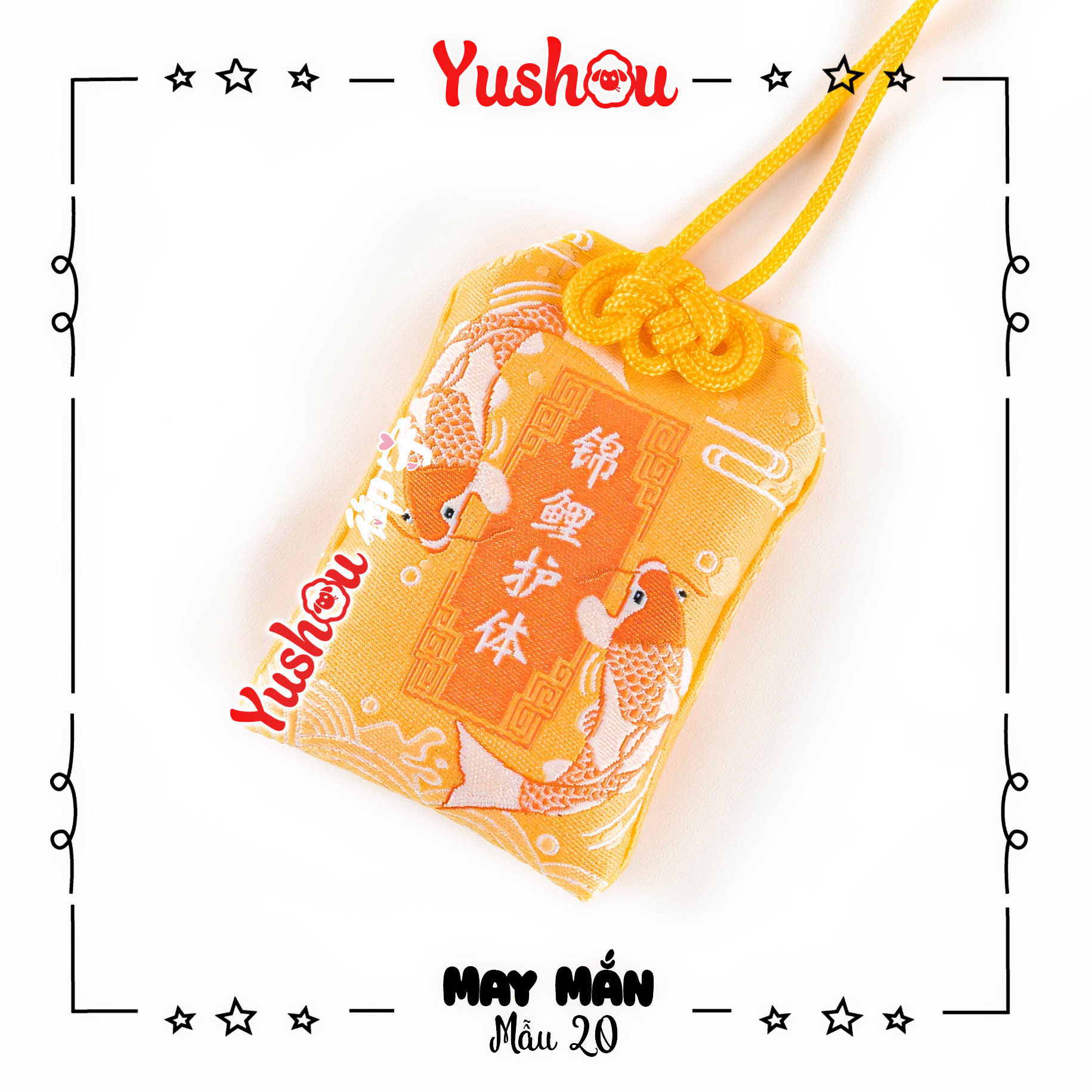 Móc khóa Yushou May Mắn - Cá chép hóa rồng , Có sẵn