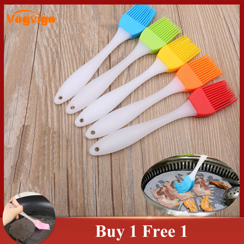 1Pc Silicone Baking Basting Pastry Brush Liquid Oil Cake Bakeware Bread for BBQ Utensil Safety cook Tools