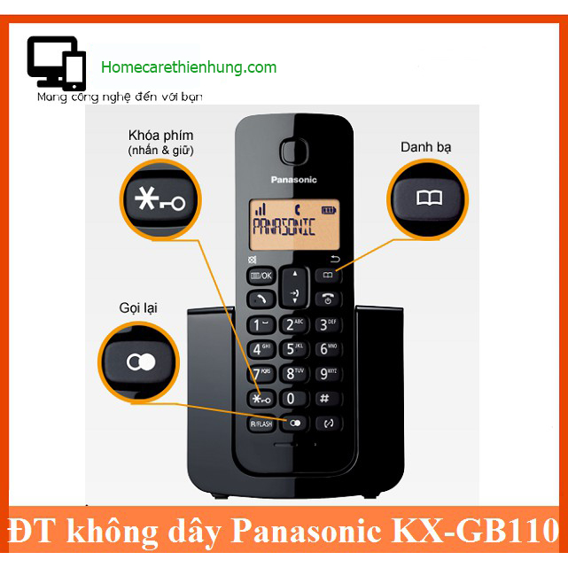 Điện thoại bàn Panasonic KX-TGB110CX