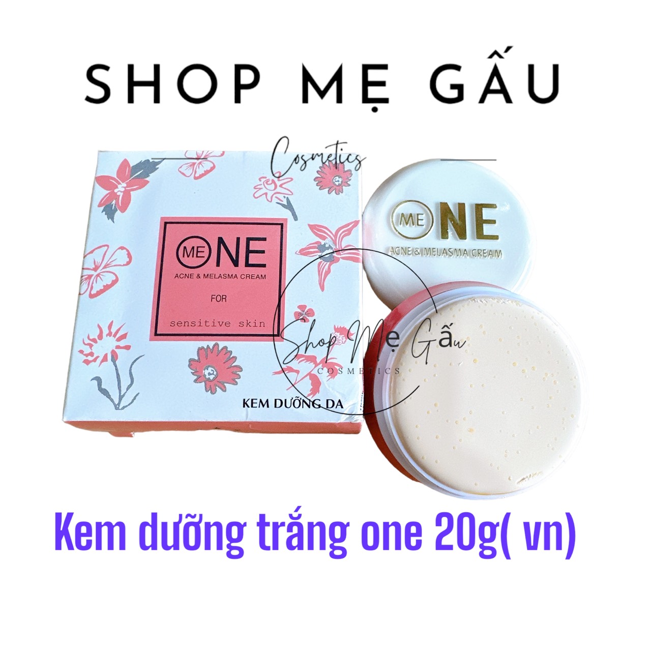 Lẻ 1 hộp kem one, pop, xù, emon 20g VN( thiện châu)