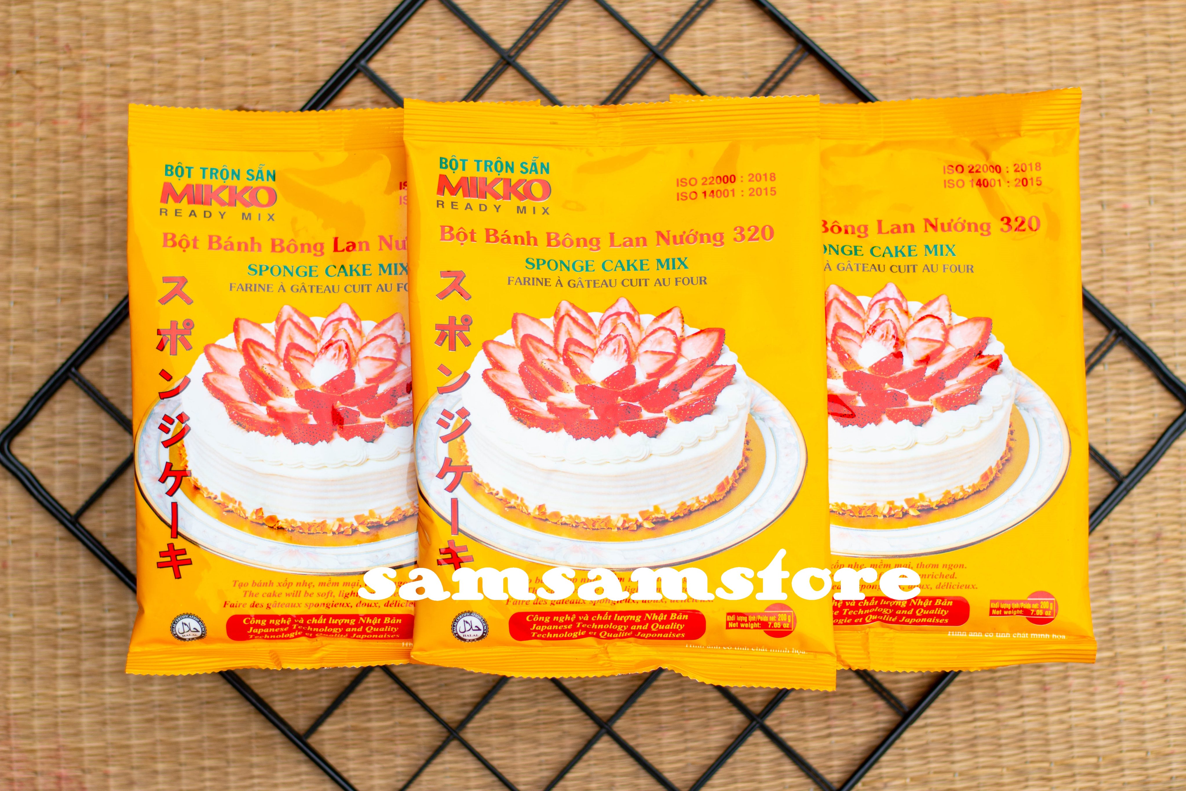 Bột làm bánh bông lan nướng Mikko