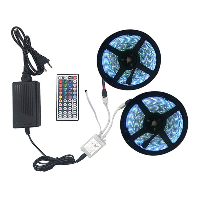 44 Key RGB LED Controller Controller SingleDual Output Connectors DC 12V 24V IR Remote Control for 5050 3528 2835 USB LED Strip Light