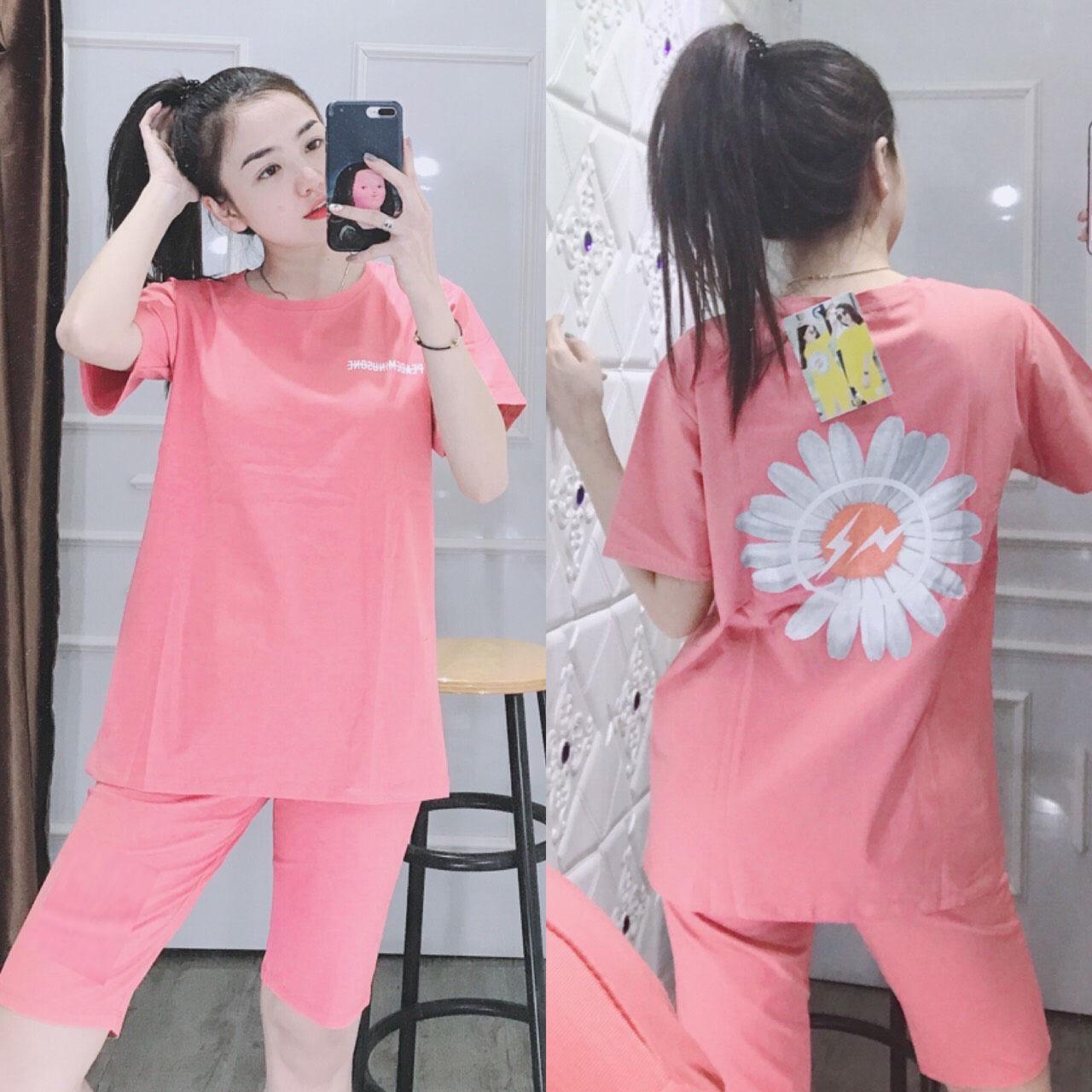 [HCM]Đồ bộ thun cotton mặc nhà dễ thương